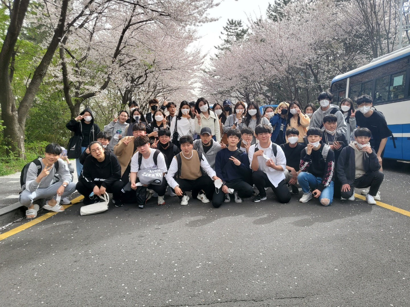 대기환경과학과 2021학번 신입생 단체사진