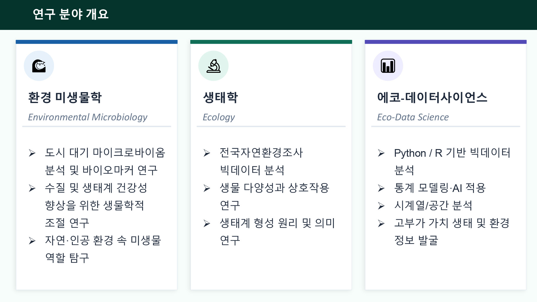 연구 분야 개요